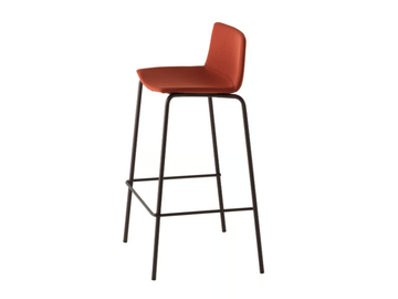 CUBA 1623M - High fabric stool with footrest by Et al. - view 2